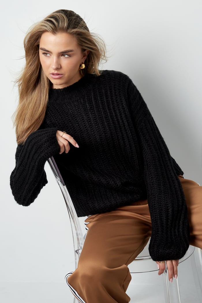 Everyday Classic sweater - black Picture4